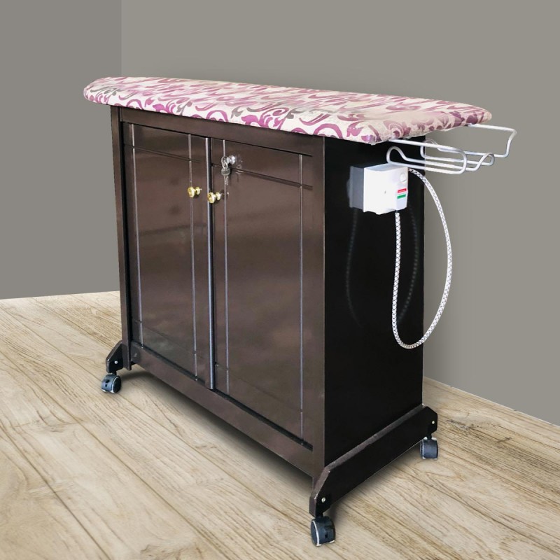 It will make ironing more fun and also an ironing board with cupboards at the right height can make it more comfortable. Our stand-up ironing tables which come in handy along with cupboards let you work with all the freedom. The cupboard below is designed to save your storage space. The entire set up is extra stable and durable because the ironing board and the storage cupboard are fixed together.