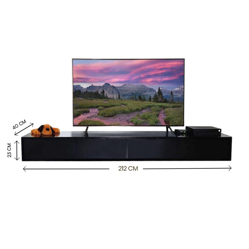 Panther Black TV Stand