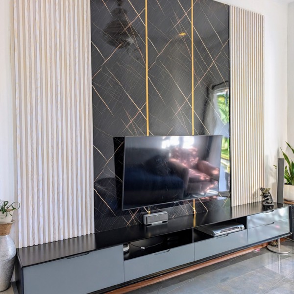 Black Panther | Wall mounted Tv console | Tv wall unit