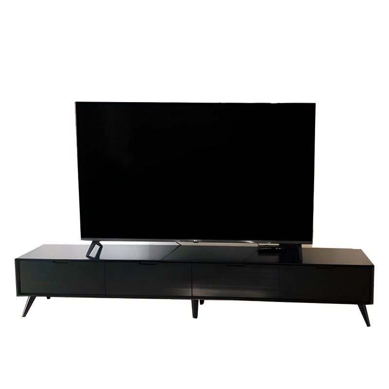 7ft Modern TV Console - Minimalist Design for 75-Inch TVs