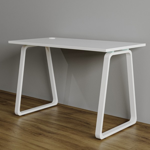 Zen Office table white | Modern office table | 4ft computer table