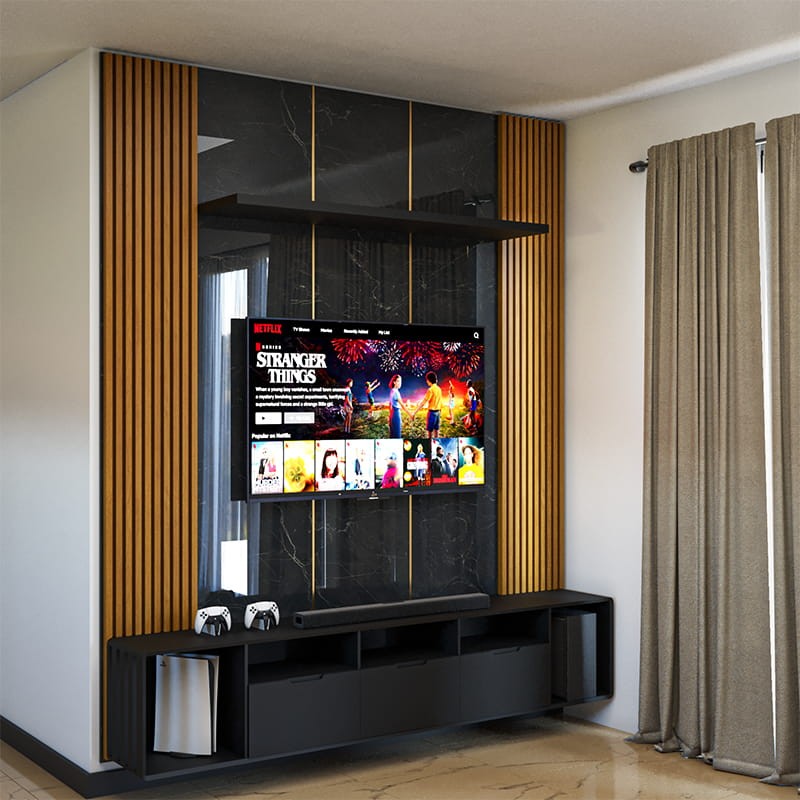 Star guide Wall mount unit | wall mounted Tv conosle