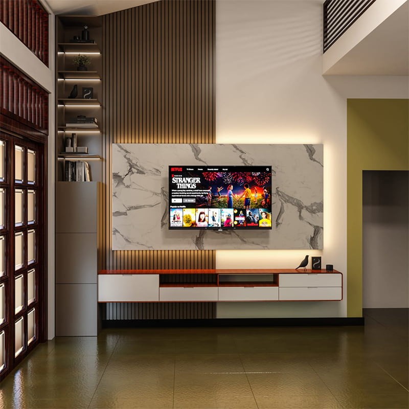 Whale tv console | 10ft wall mount tv console | 65 inch TV stand