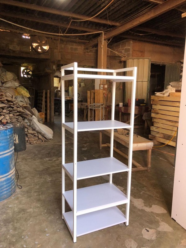 Introducing our 5-Tier Kitchen Rack, a versatile and durable storage solution designed to streamline your kitchen organization. Crafted with precision from high-quality powder-coated steel, this rack ensures longevity and resistance to corrosion, making it an ideal addition to your culinary space.